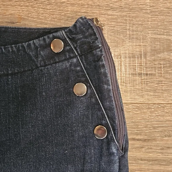 Calvin Klein Dark Denim Straight Leg Jeans - Picture 4 of 10